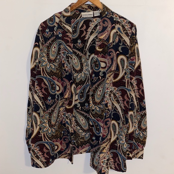 Anthropologie Tops - Alfred Dunner Paisley Button Down Vintage Top